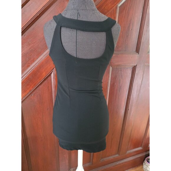 Embellished Black Dress With Rhinestones By Red Clover xs sm - Picture 4 of 7